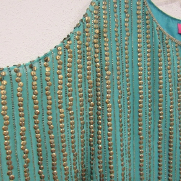 Pookie & Sebastian Dolman Sleeve Sequin Dress Size Small VGUC - Picture 2 of 4